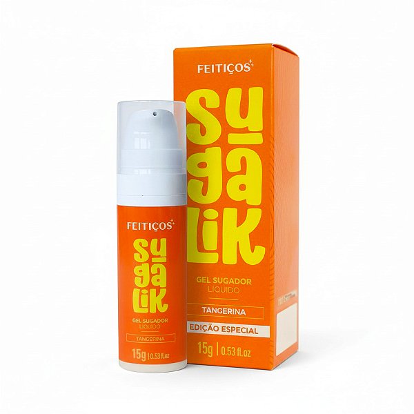 Gel SugaLik Sugador Líquido Sabor Tangerina 15g