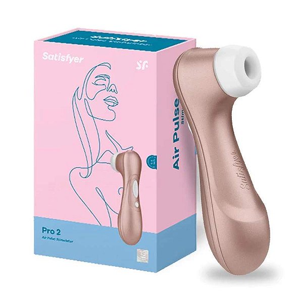Satisfyer Pro 2 Geration 2 Rose Gold Recarregável.