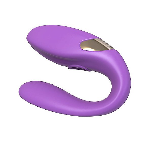 Vibrador de Casal Umi com pulsação recarregável