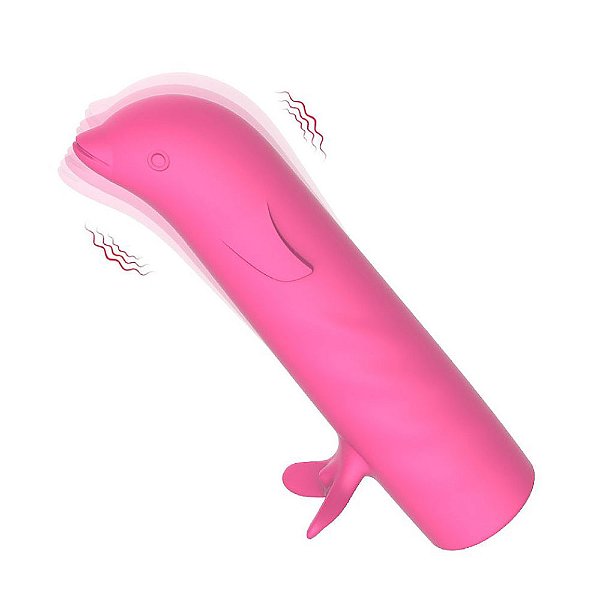 Vibrador Golfinho 2.0 recarregável via USB.