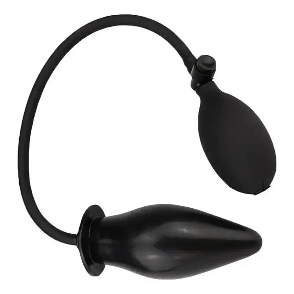 Plug anal inflável de silicone