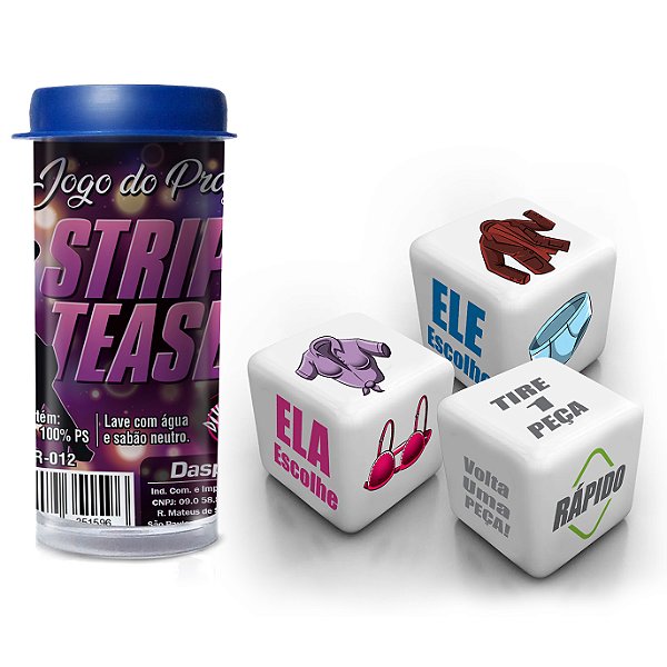 Jogo do Prazer Strip Tease 03 Dados
