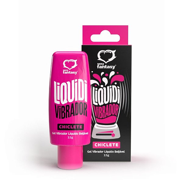 Gel Excitante Vibrador Líquido Liquidi Chiclete 15ml