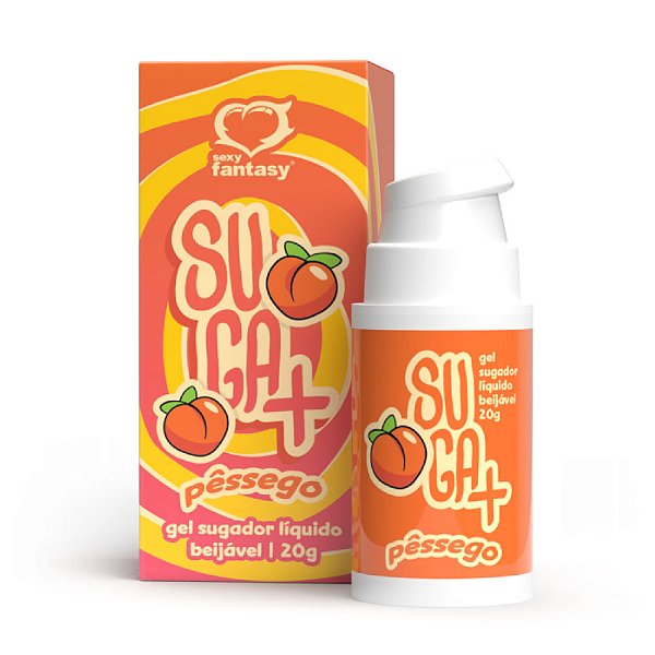 Sugador Liquido Suga+ Pêssego 20g