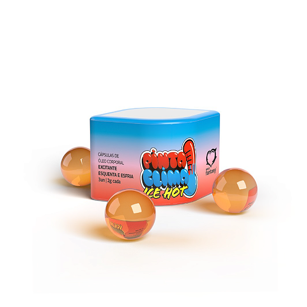 Pinta Clima Ice Hot Bolinha Excitante 3un