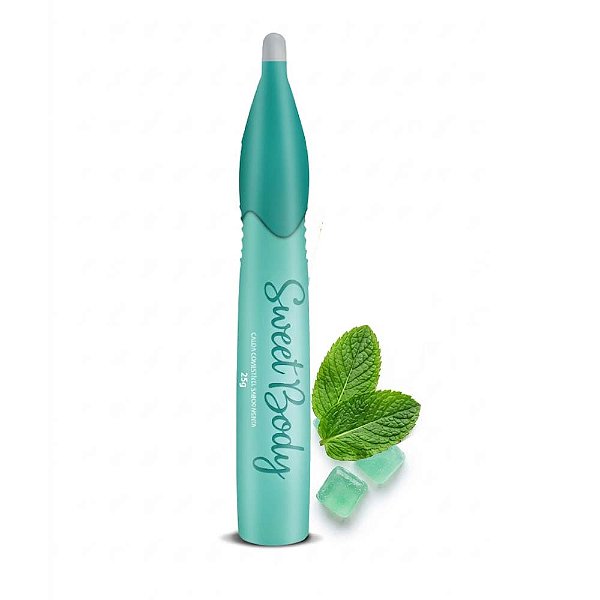 Caneta Comestível Sweet Body Menta 25g