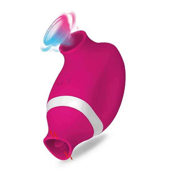 Vibrador Spike com Sucção e Lingua Recarregável