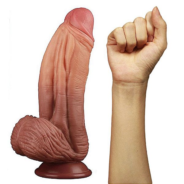 Pênis Realistico Grosso Nature Cock 24,5x6,0cm