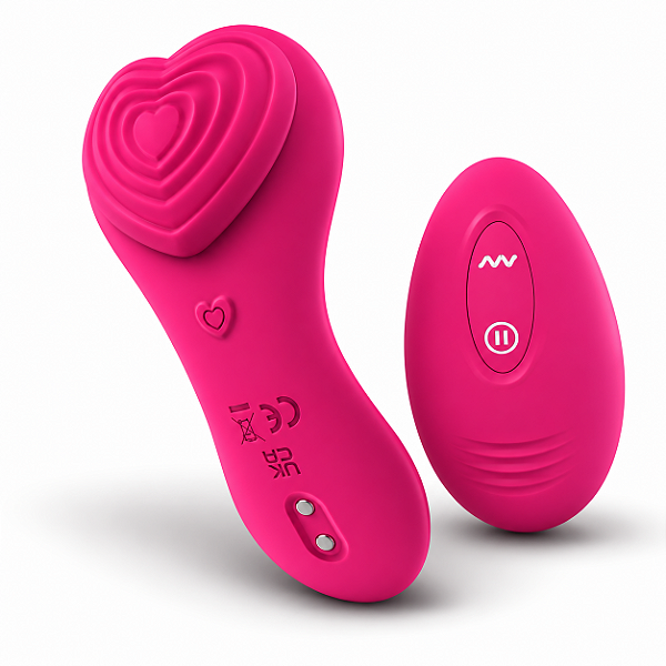 Vibrador de Calcinha Caroline com Fixador Magnético - Recarregável
