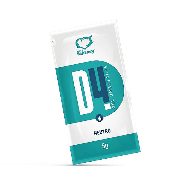 Lubrificante Íntimo D4 Sachê Neutro 5g