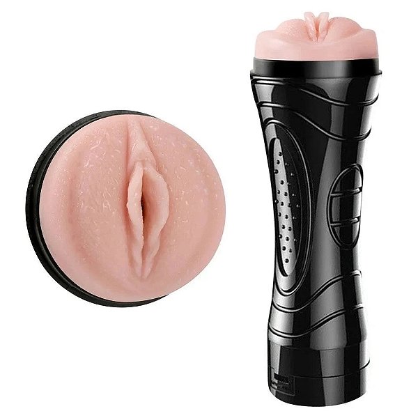 Masturbador Lanterna Básico Vagina em Cyber Skin com Vibro