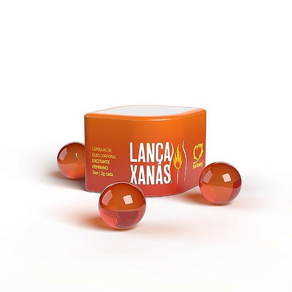 Lança Xanas Cápsula Excitante Feminino 3un