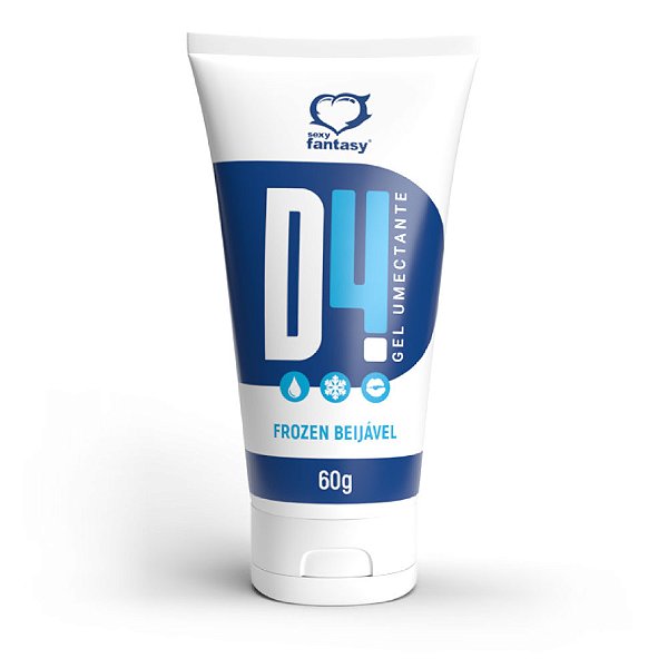 D4 Lubrificante Íntimo Beijável Ice 60g