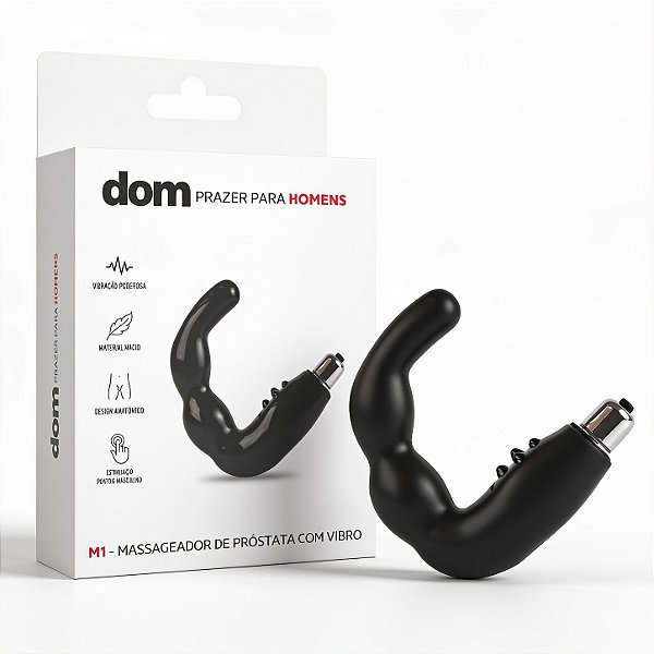 Vibro Estimulador para Próstata e Períneo em Silicone