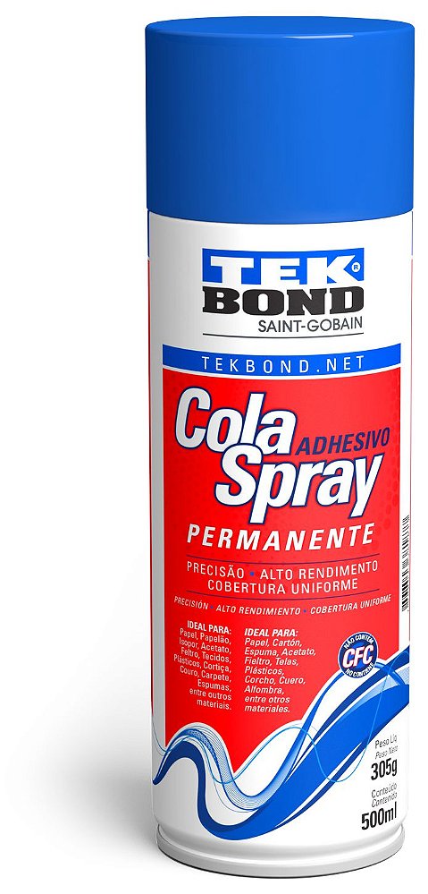 Cola Spray Permanente 305g/500ml - TekBond