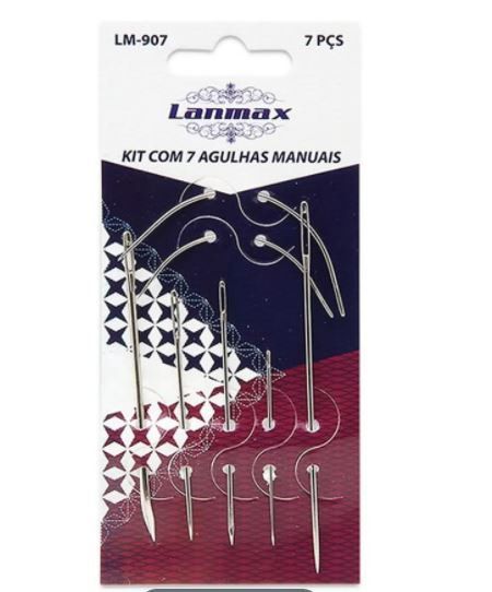 Kit com 7 agulhas manuais LM-907 - Lanmax