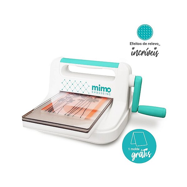 Mimo Embossing Máquina para Corte e Relevo Mimo - SilhouetteirasVip -  Silhouetteiras Vip