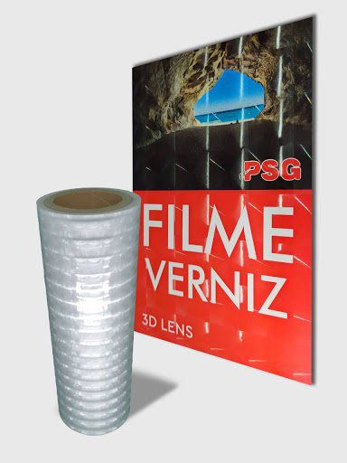 Filme verniz 3D Lens Bobina 32cm x 100m - 30 micras PSG