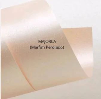 Papel Color Plus Metálico  A4 180g - Majorca (Marfim)