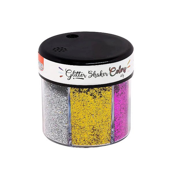 Glitter Shaker Colors 60g - 6 Cores - 1 un - BRW