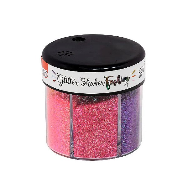 Glitter Shaker Fashion 60g - 6 Cores - 1 un - BRW