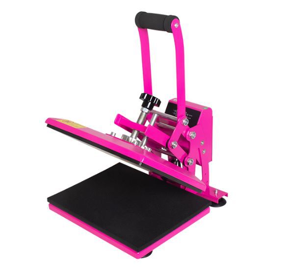 Prensa Térmica Plana Reta 30x23cm Rosa 220v - Sun Special