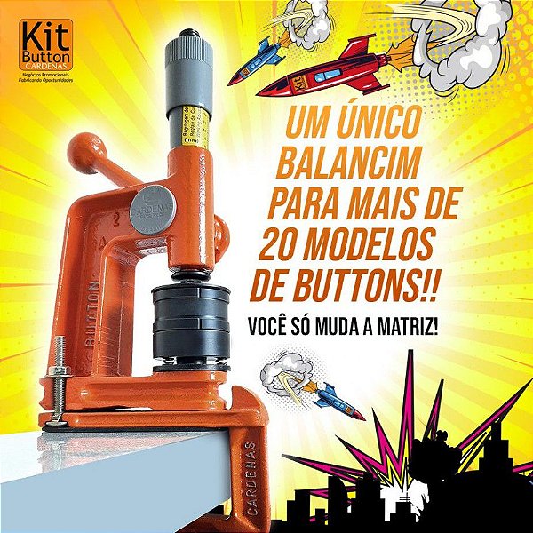 Kit Button Manual 38mm - Cardenas