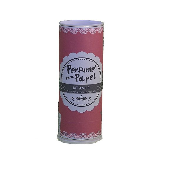 Kit Amor - 3 aromas de 15ml - (Frescor da Manhã, Romance, Era uma Vez ) - Perfume para Papel
