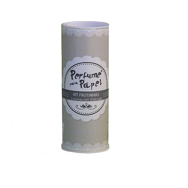 Kit Frutinhas - 3 aromas de 15ml - (Uvinha, Limão, Melância) - Perfume para Papel