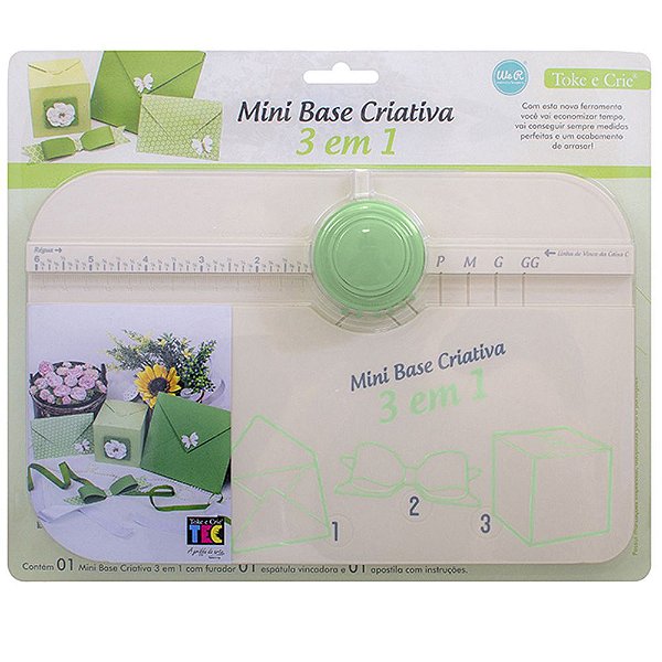 Mini Base Criativa 3 em 1 - Punch Board 1-2-3 - TEC