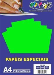 Papel Neon - Verde - Off Paper