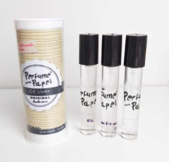 Kit Verão  - 3 aromas de 15ml  - ( Suavidade, Brisa e Paz) - Perfume para Papel