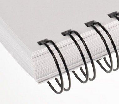 Wire-O 5/8" Preto para Encadernação 2x1 A4 até 120 folhas