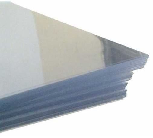 Acetato Cristal transparente liso 0.20mm Oficio embalagem com 10 folhas