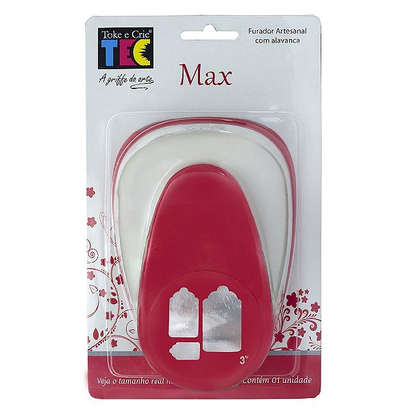 Furador de Papel Max Multi Tags  (7197) - Toke e Crie