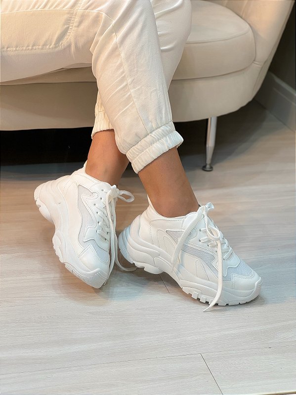 Tênis Chunky Jenny Branco