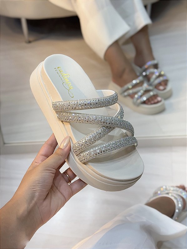 Birken Flatform Michele Off-white