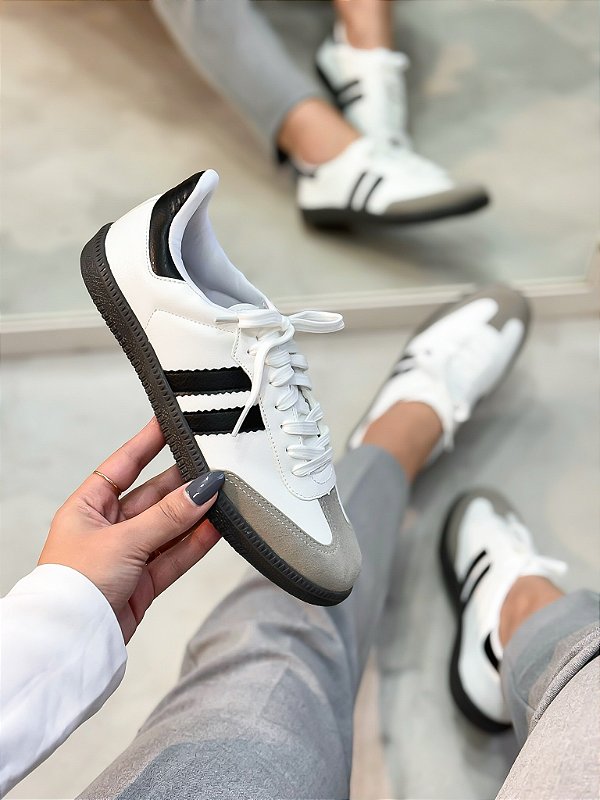 Tênis Feminino Sandy Preto/Branco
