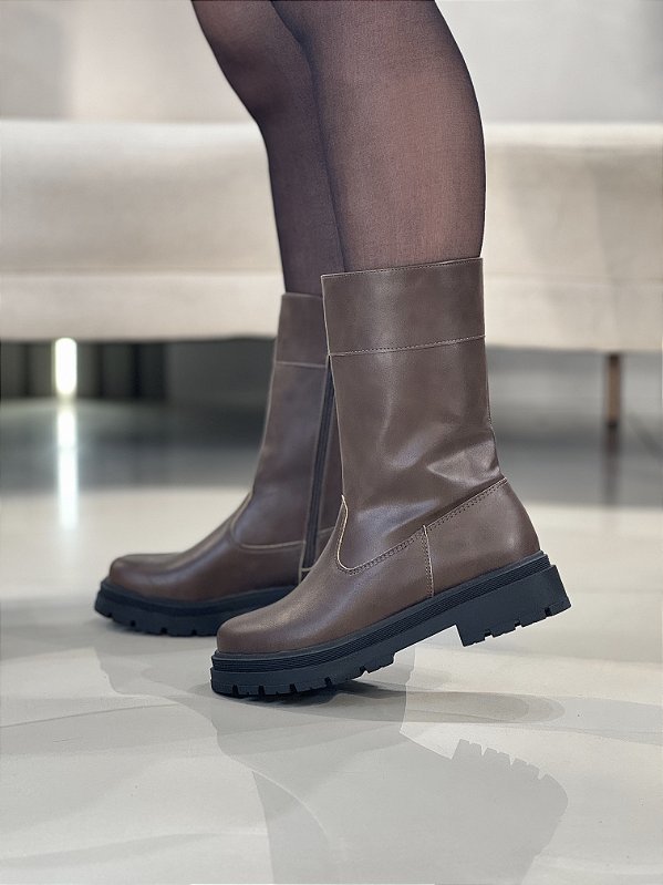 Coturno Feminino Tamine Marrom