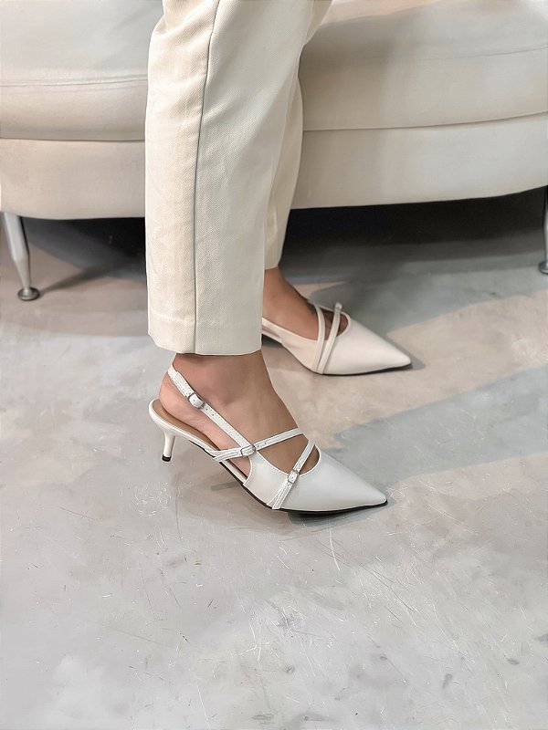 Scarpin Feminino Ketlen Off-White