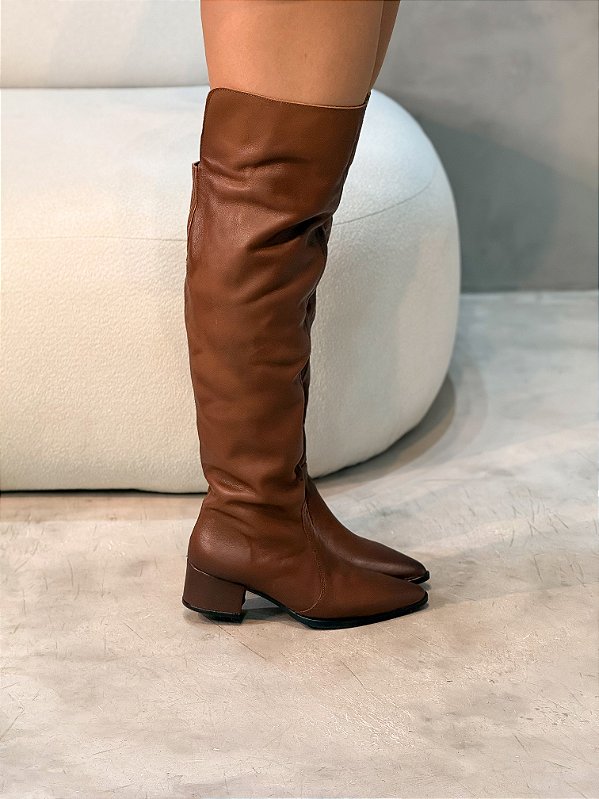 Bota Catarina Over Montaria Catarina caramelo