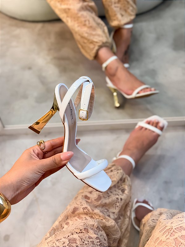 Sandália Feminina Mia Off-White