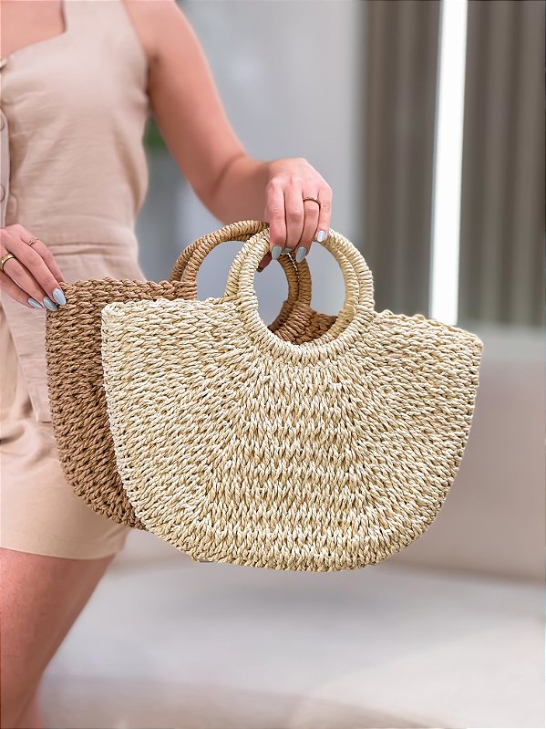 Bolsa em Palha Búzios