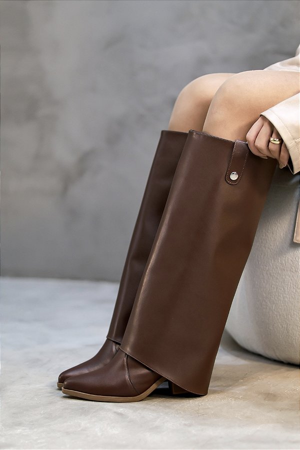 Bota 2 em 1 Capa Arizona Western Marrom