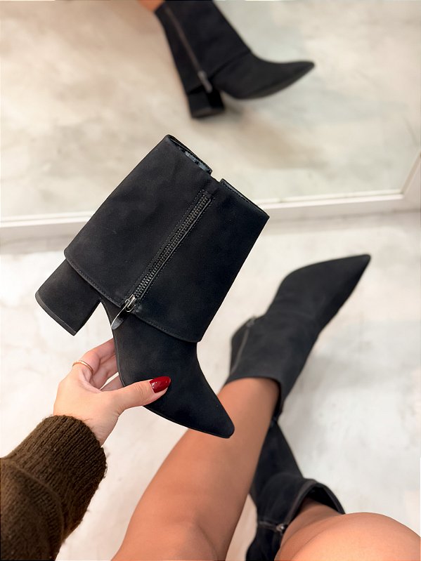 Bota Feminina Naya Capa Preta