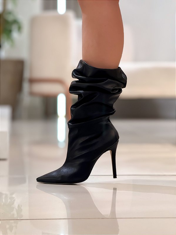 Bota Feminina Pity Slouch Preta