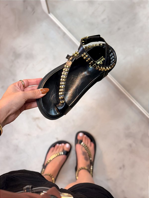 Papete feminina Saori Preta