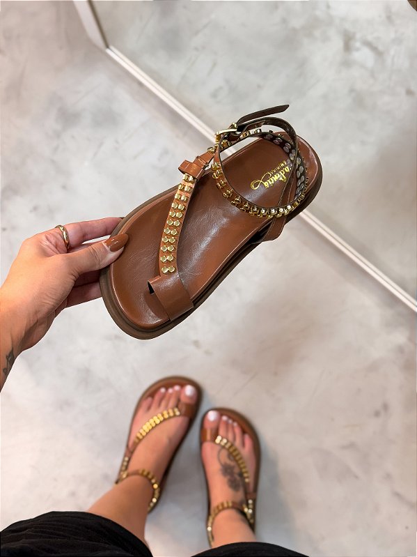 Papete feminina Saori Camel