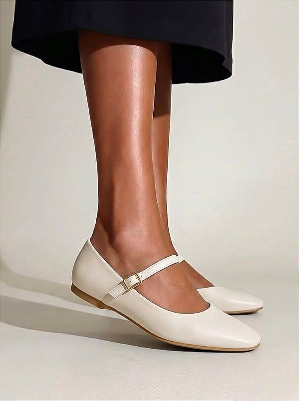Sapatilha Feminina Nina Off-white