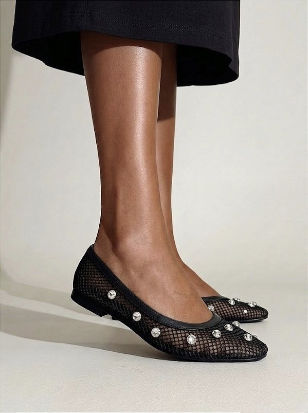 Sapatilha Feminina Blair Preta em tela